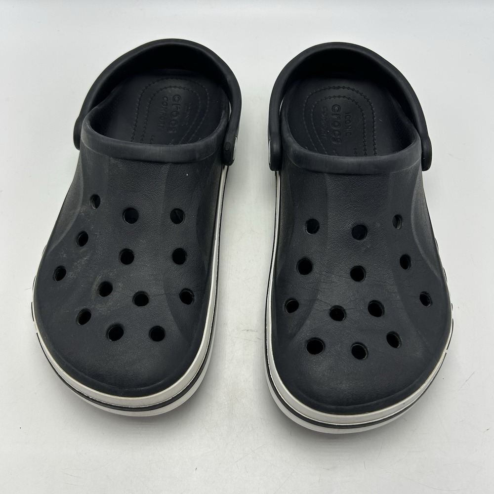Crocs Adult Bayaband Clogs Mens 7 Black Womens 9 Casual Breach Cruise - Picture 4 of 8
